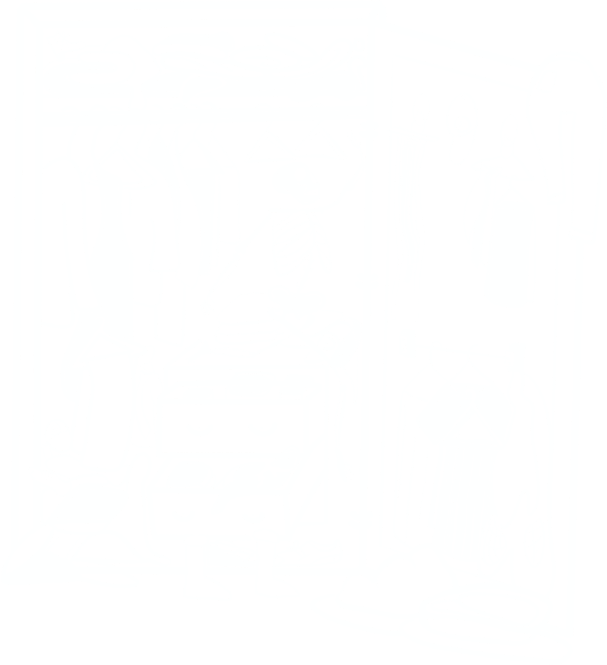A messy closet with clothes and various items hanging out of it and even a frinedly skeleton hiding inside